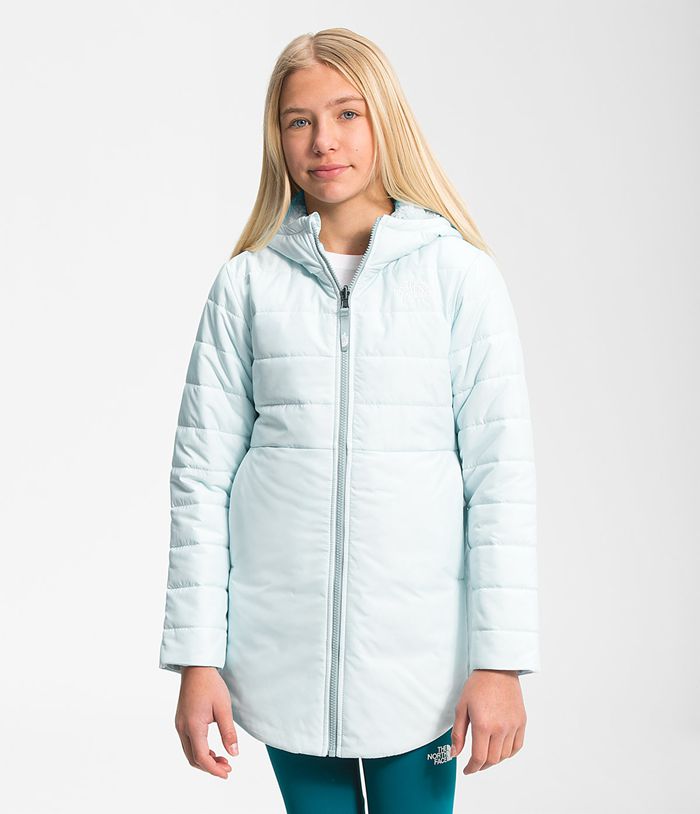 Chaqueta The North Face Niña Reversible Mossbud Swirl Parka - Colombia UXFPEB263 - Azules